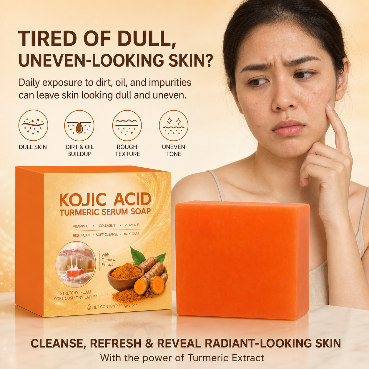 Sabonete de Ácido Kójico com P - Kojic Acid Soap avaliação e preço