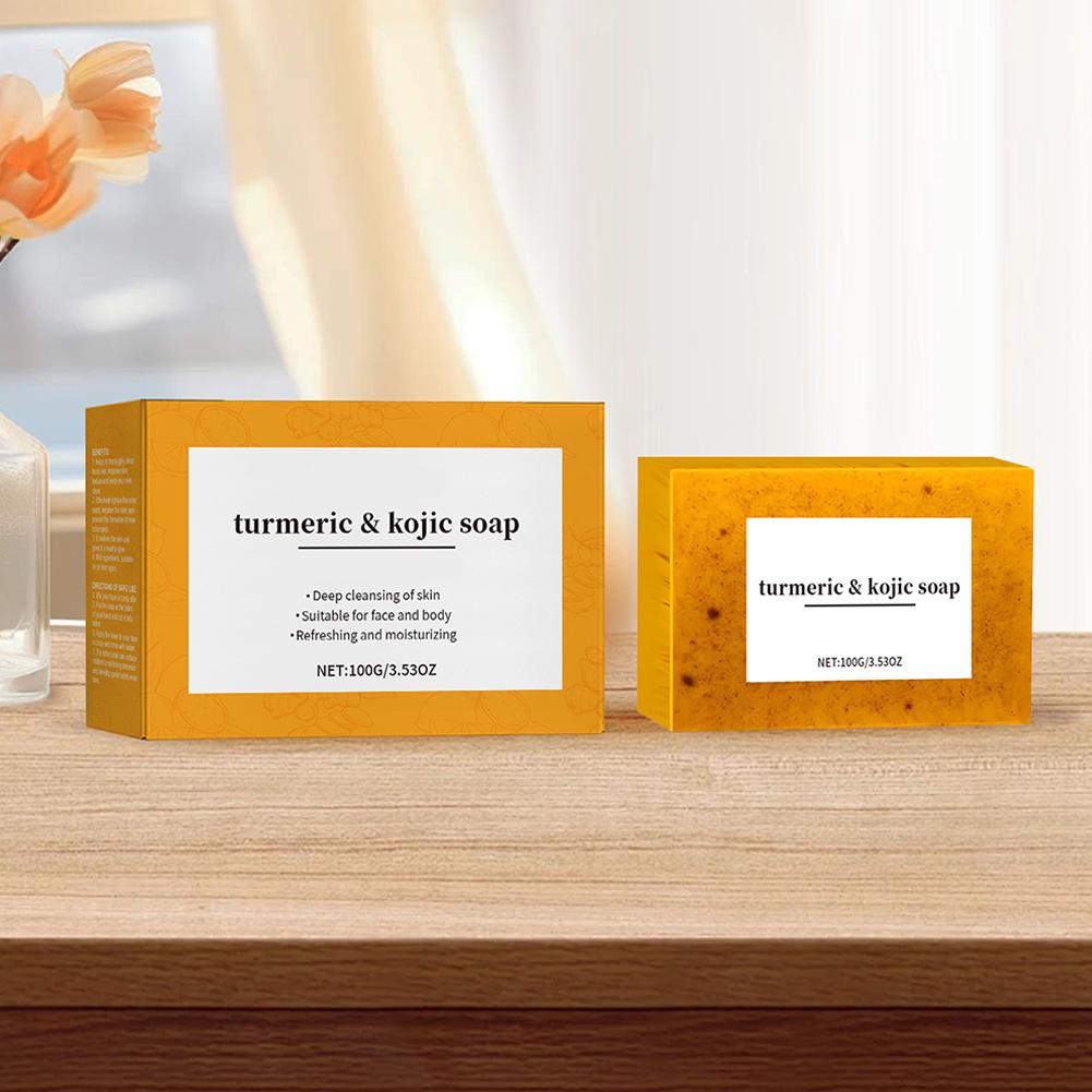 Sabonete feito à mão de cúrcum - Kojic Acid Soap avaliação e preço