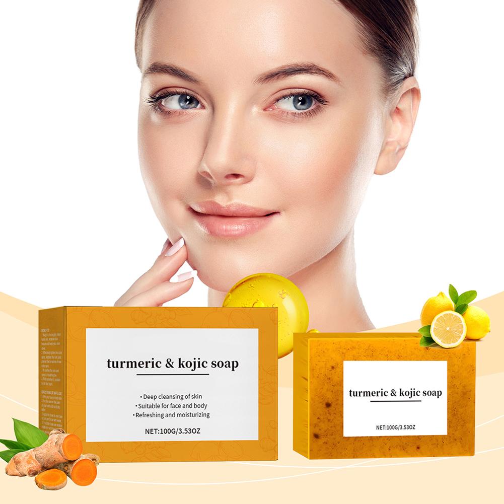 Sabonete feito à mão de cúrcum - Kojic Acid Soap avaliação e preço
