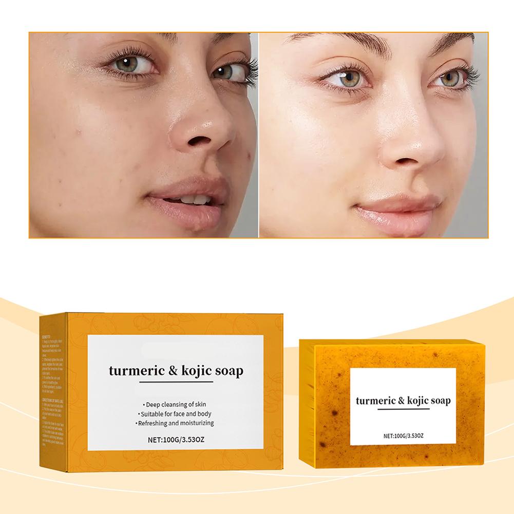 Sabonete feito à mão de cúrcum - Kojic Acid Soap avaliação e preço