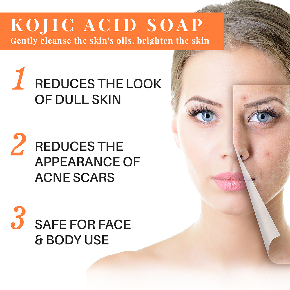 2 pçs artesanal sabão de ácido - Kojic Acid Soap avaliação e preço