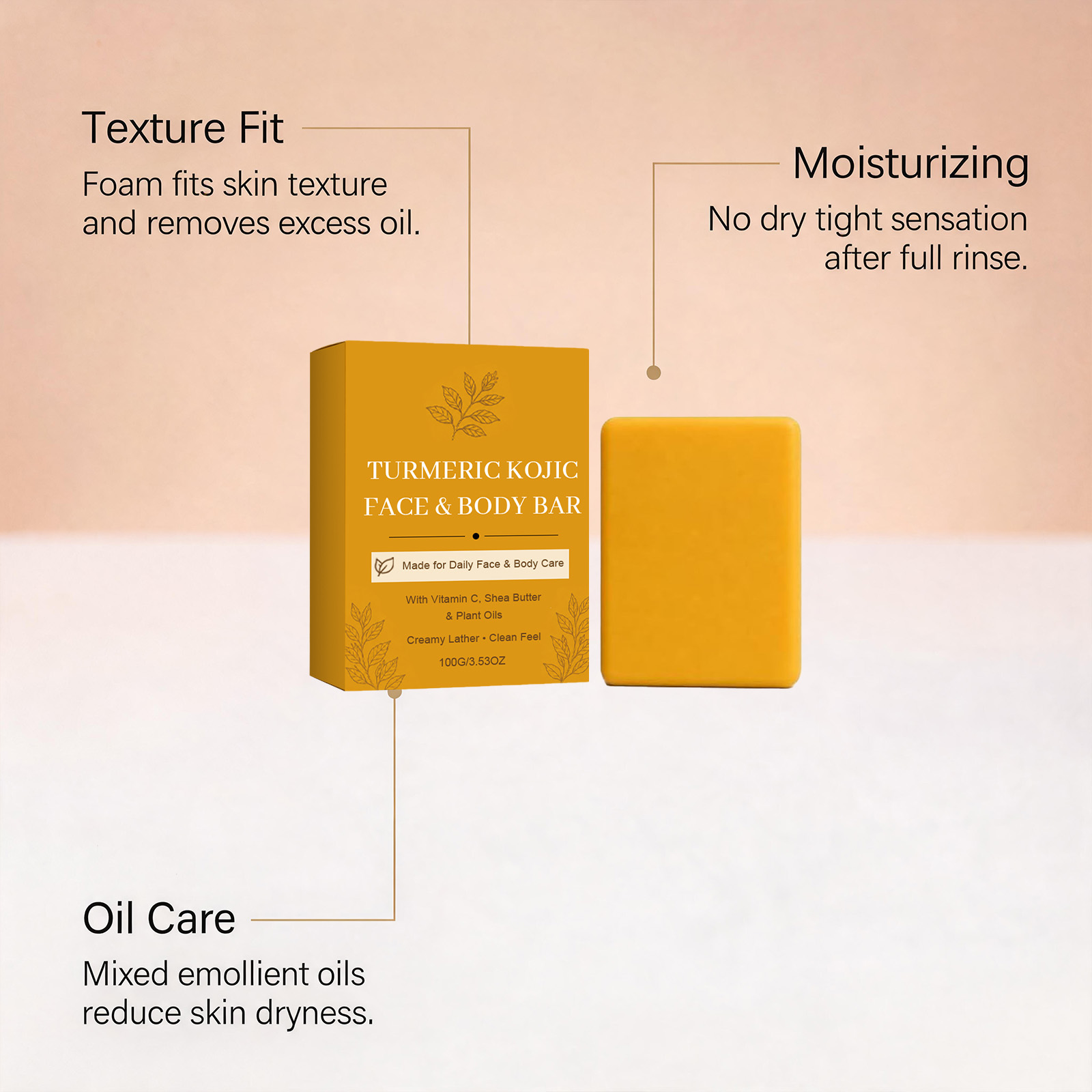 Sabonete Artesanal de Cúrcuma  - Kojic Acid Soap avaliação e preço
